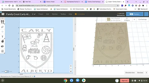 Family Crest Carly Alberto 3