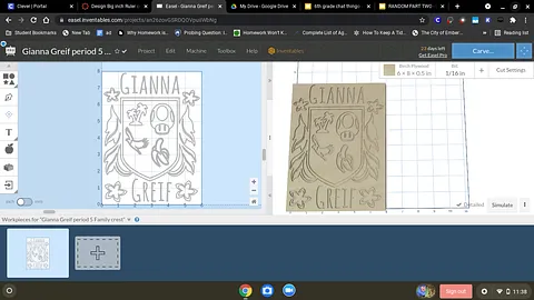 Gianna Greif period 5 Family crest