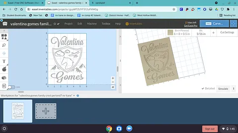 valentina gomes family crest periond7 mr kane