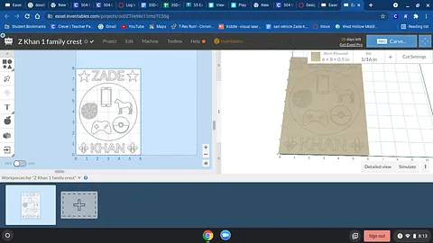 Z Khan 1 family crest