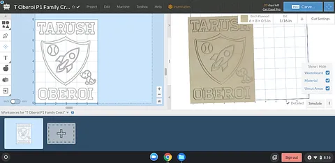 T Oberoi P1 Family Crest