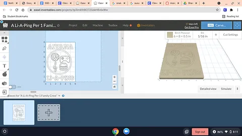 A Li-A-Ping Per 1 Family Crest