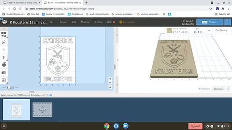 K Kousteris  1 family crest