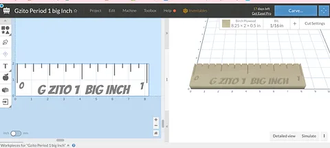 Gzito Period 1 big Inch