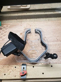 Custom Dust Shoe with Web Cam Mounts