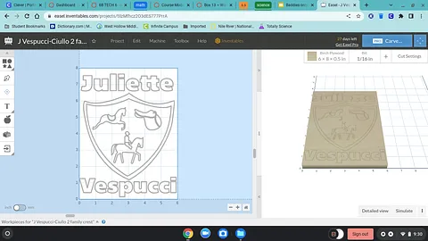 J Vespucci-Ciullo 2 family crest