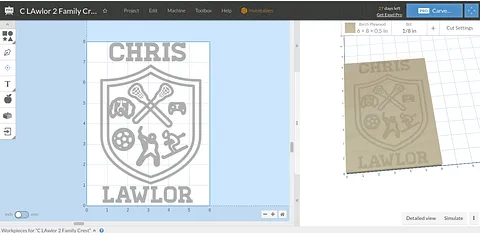 C LAwlor 2 Family Crest