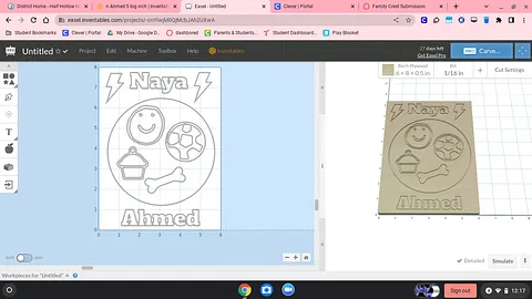 n Ahmed 5 family crest