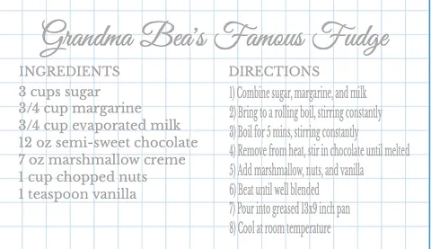 Grandma Bea Fudge