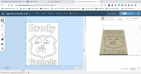 bgomels 2 family crest