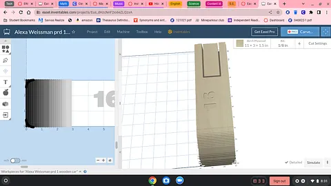 Alexa Weissman prd 1 wooden car