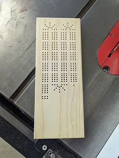 Carvey cribbage board 9.75x5 in