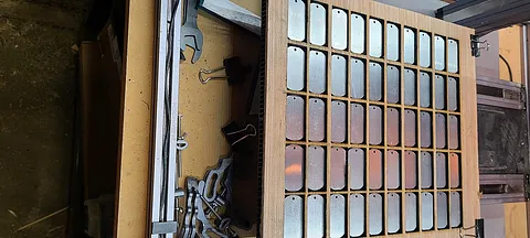 40 dogtag template 50x28mm milled in aluminum