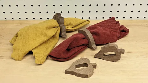 Oak and Birch Napkin Rings