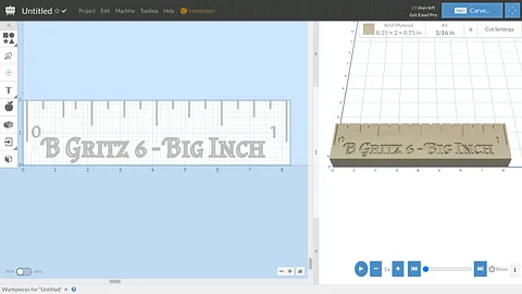 b gritz 6 Big Inch Ruler