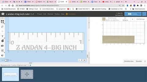 z andan 4 big inch ruler