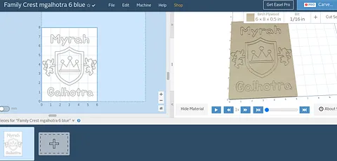 Family Crest mgalhotra 6  blue