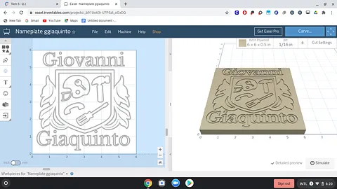 Nameplate ggiaquinto