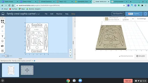 family crest sophia carmel