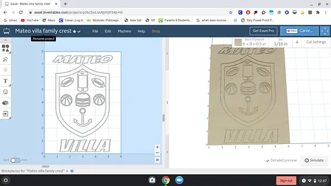 Mateo villa family crest