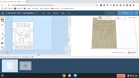 j shulman 3 bl - nameplate