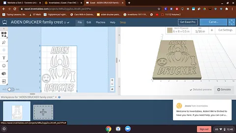 AIDEN DRUCKER famliy crest 