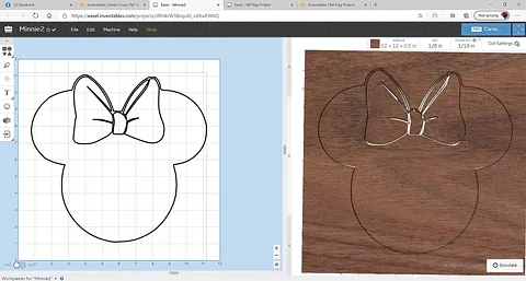 Help - Minnie cut out
