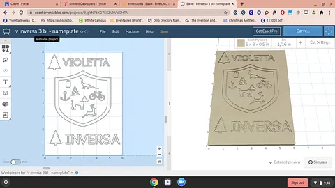 v inversa 3 bl - nameplate