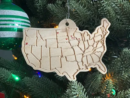 COVID Christmas Ornament