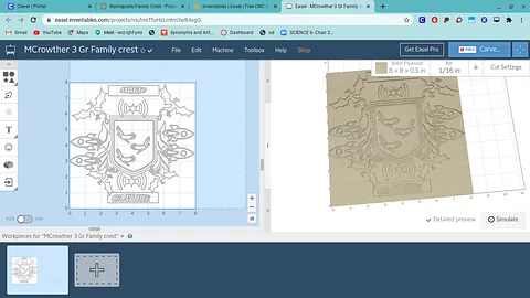 MCrowther 3 Gr Family crest