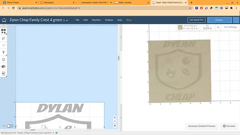 Dylan Chlap Family Crest 4 green