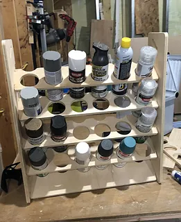 spraypaint rack