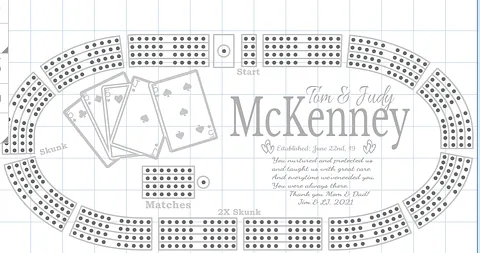 McKenney Cribbage Board
