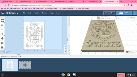 Oliver G Bl P7 Family crest