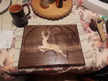 Inlay Cheese Cracker Board