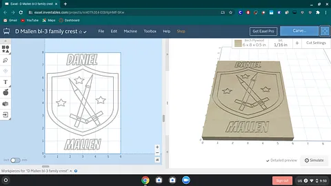 D Mallen bl-3 family crest