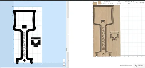 BBQ Grill Scraper With Text