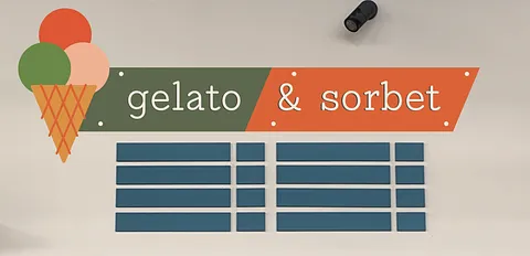 Icecream signs - lattice - 12mm