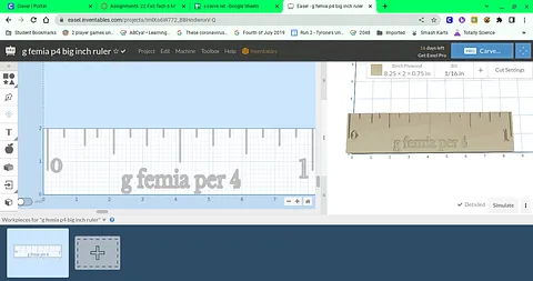 g femia p4  big inch ruler