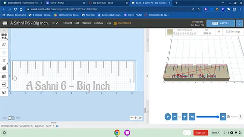 A Sahni P6 - Big Inch Ruler
