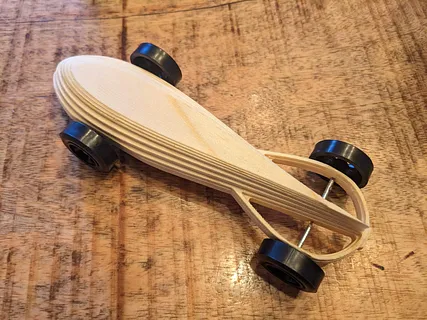 Aerodynamic Pinewood Derby Car