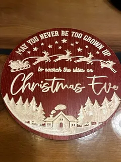 CHRISTMAS PLAQUE 