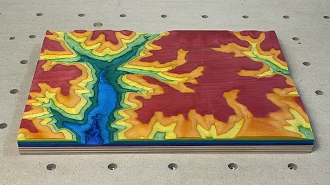 Topographic Surface and Carving with Easel