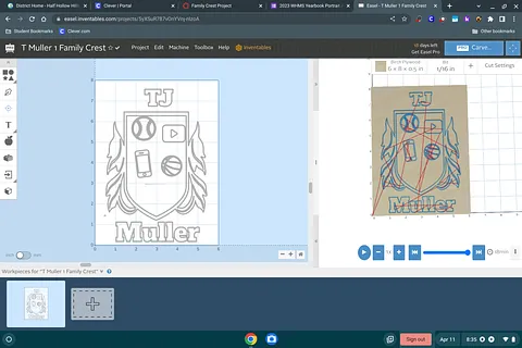 T Muller 1 Family Crest
