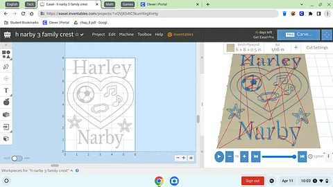 h narby 3 family crest