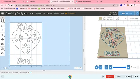 C Walsh 5 Family Crest