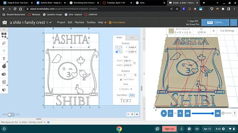 a shibi 1 family crest
