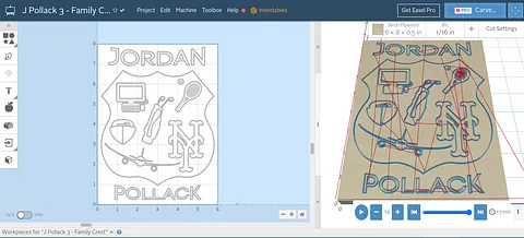 J Pollack 3 - Family Crest