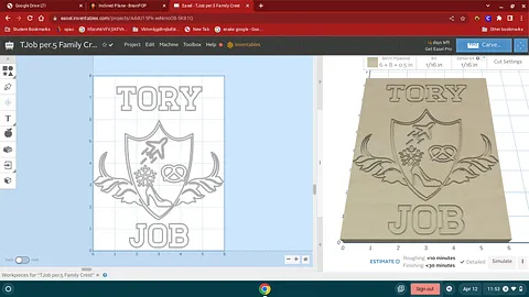 Copy of TJob per.5 Family Crest
