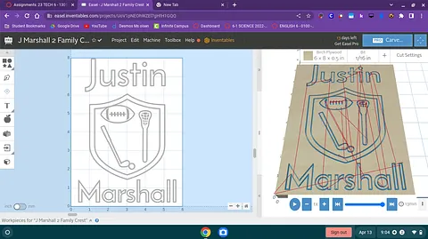 J Marshall 2 Family Crest